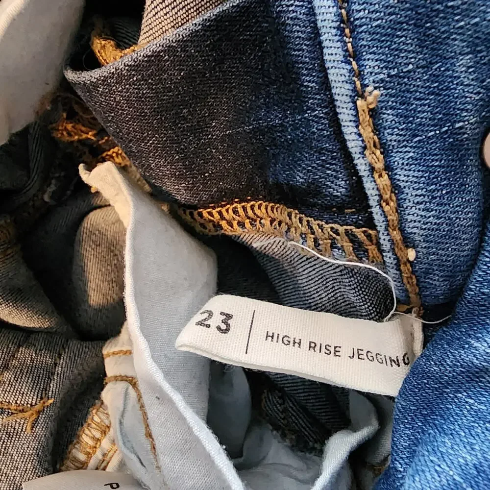 PacSun Two Panel Hi-Rise Ankle Jegging Blue Size 23